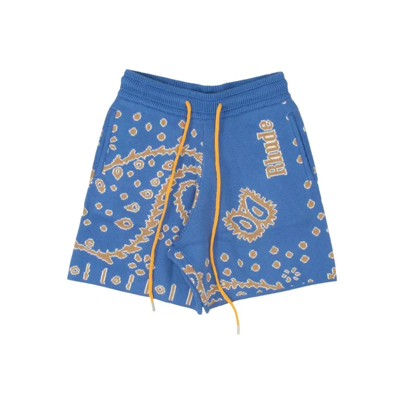 RHUDE Bandana Knit Short-0