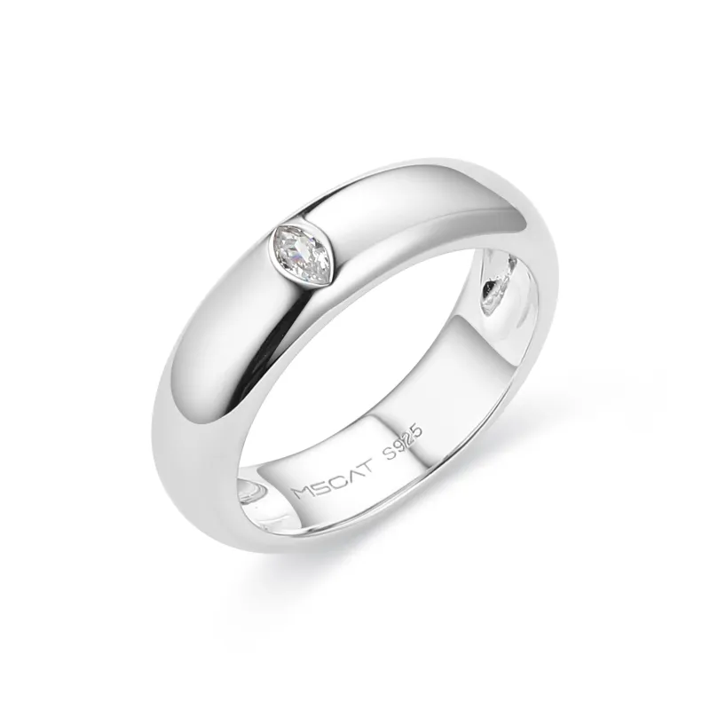 MSCAT 925 Sterling Silver Rings Women's-2