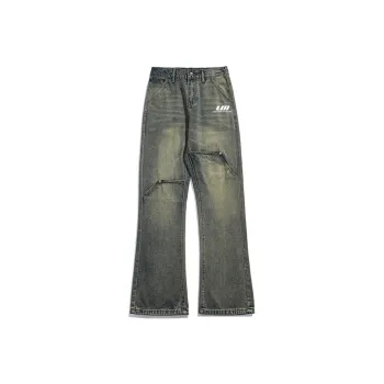 LIGHTNING MONSTER Jeans Unisex Washed Color