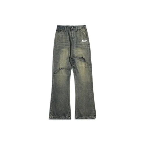 LIGHTNING MONSTER Jeans Unisex Washed Color