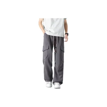 Fakeyoung Casual Pants Unisex Gray