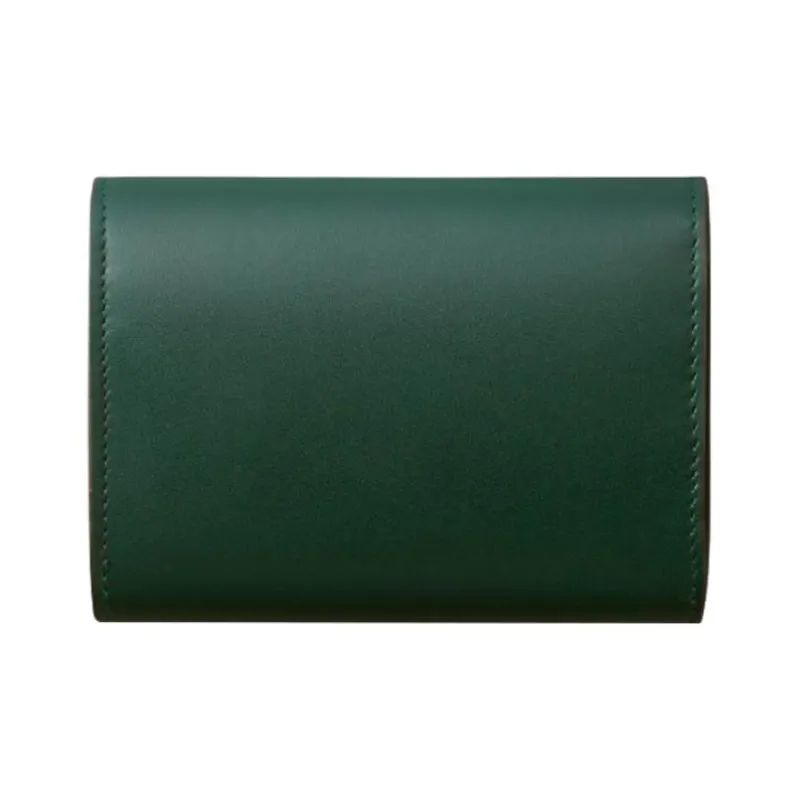 CARTIER C De Cartier Collection Calfskin Wallet Mini Women's Green-1