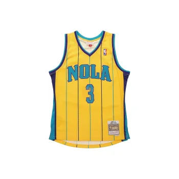 Mitchell Ness Basketball Jerseys Unisex Yellow