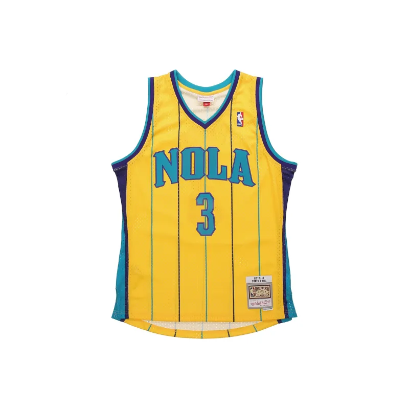 Mitchell Ness Basketball Jerseys Unisex Yellow-0