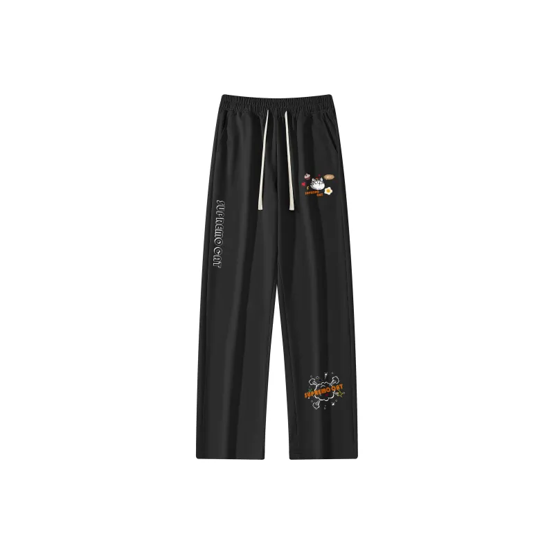 Supremo Cat Casual Pants Unisex-0