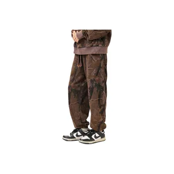 Ferrero Ross Casual Pants Unisex Branch Camouflage Purple