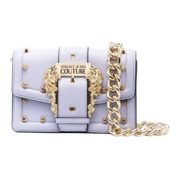 VERSACE JEANS COUTURE Polyester Crossbody Bag Shoulder Bag Women's Light Purple