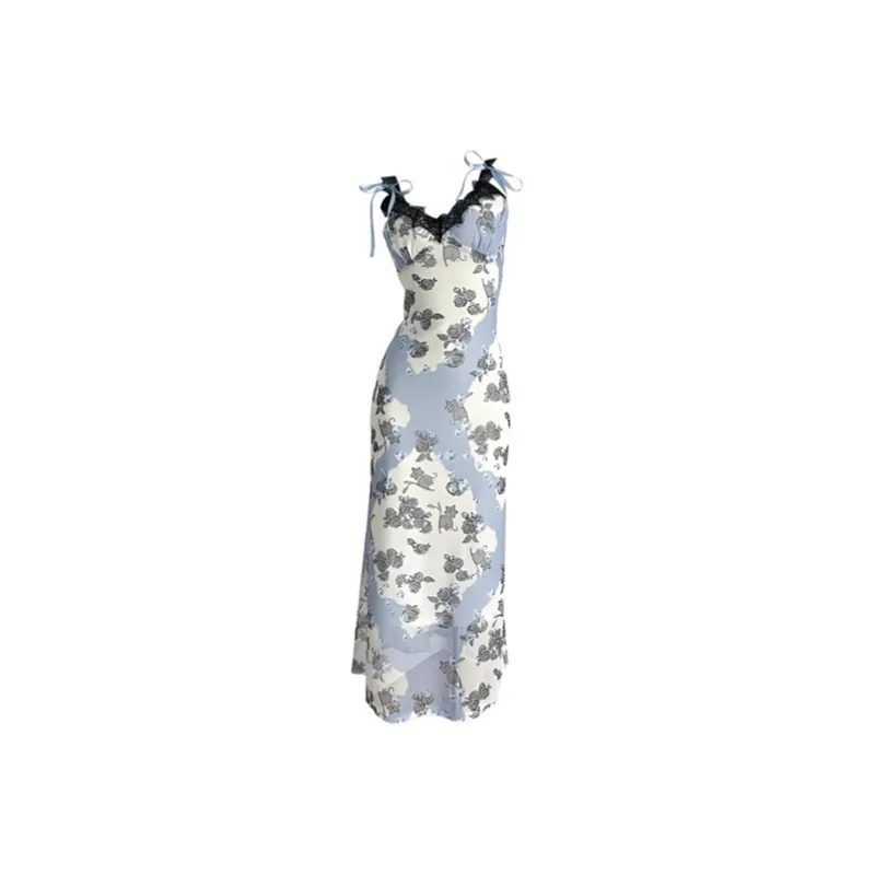 Slip Dress Women's Green Vegetable Audrey-7