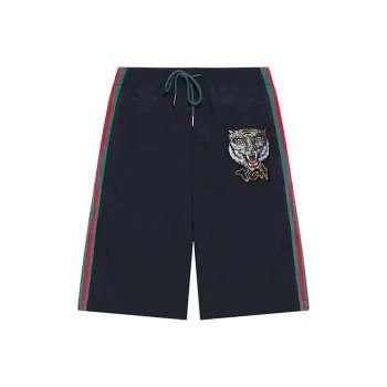 TCH Casual Shorts Unisex Black Base Gold Logo
