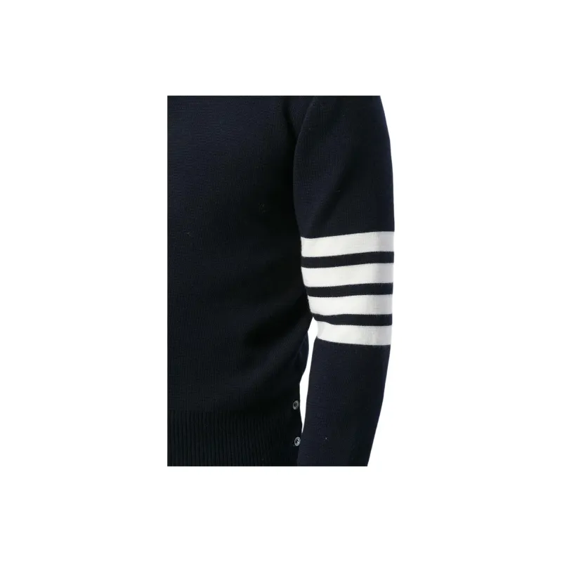 THOM BROWNE 4 Bar Milano Stitch Cardigan-4
