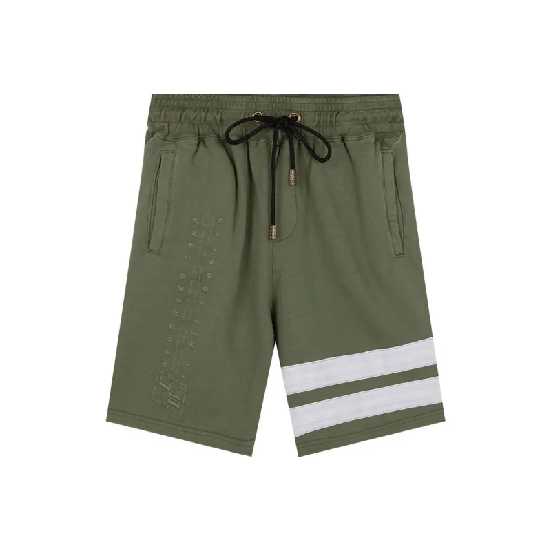 GCDS Casual Shorts Men Army Green-0