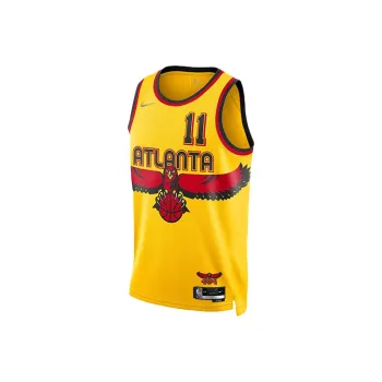 Nike Atlanta Hawks Trae Young City Edition Swingman Jersey Yellow