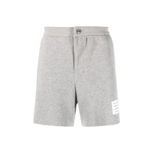 THOM BROWNE Logo patch Cotton Shorts