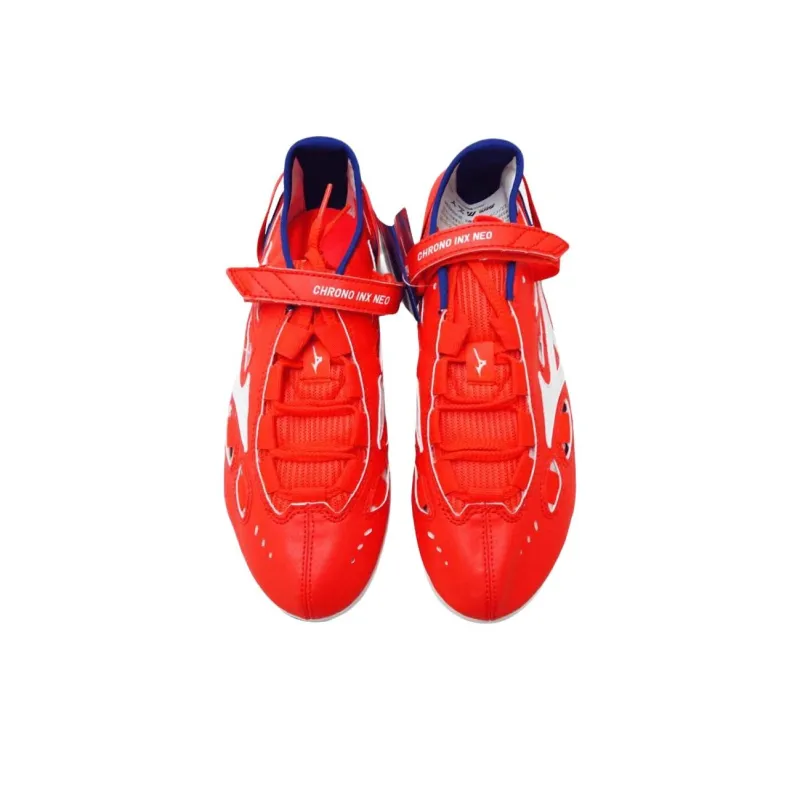 Mizuno Slip Resistant Support Functionality Red Track And Field Shoes Unisex Low Top-5