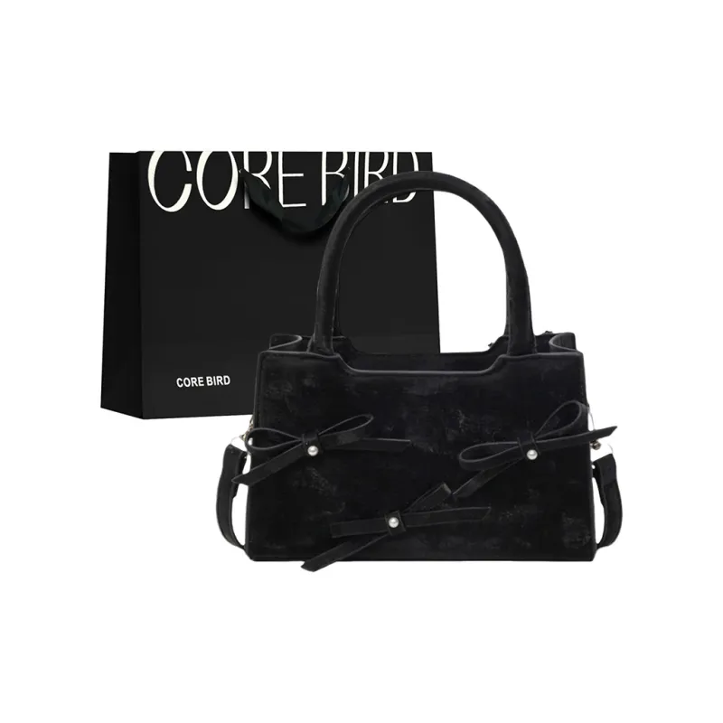 CORE BIRD PU Shoulder Bag, Crossbody Bag, Handbag Regular Women's Black/Ecru/Khaki/Pink-6