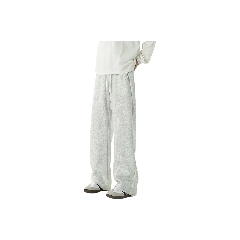 WKOOG Casual Pants Unisex Navy Blue-5