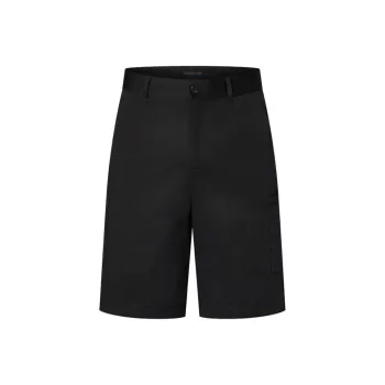 LOUIS VUITTON Flocked Cotton Cargo Shorts