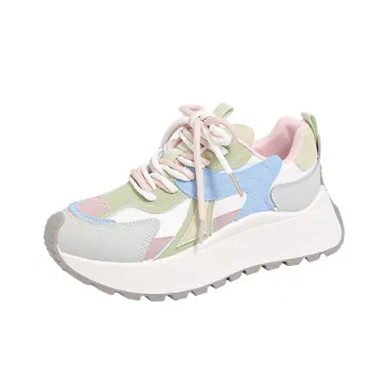 BBMTR Breathable, Height Increasing, Slip Resistant, Abrasion Resistant Low Top Casual Shoes Women's