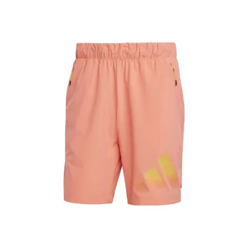 Adidas Casual Shorts Men Coral Merges With Orange