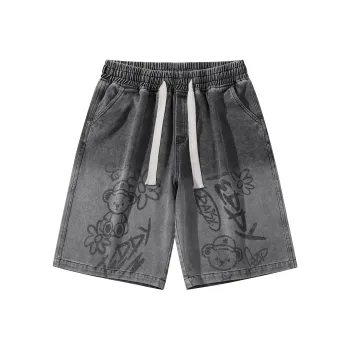 Teddy Bear Collection TBC DAISY Series Denim Shorts Unisex
