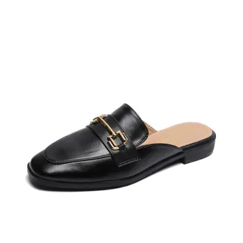 City Camel Rubber Sole Slip Resistant Closed Toe Slippers Women's