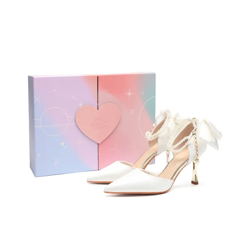 ZHR Slim Heel High Heels 8cm Women's-33