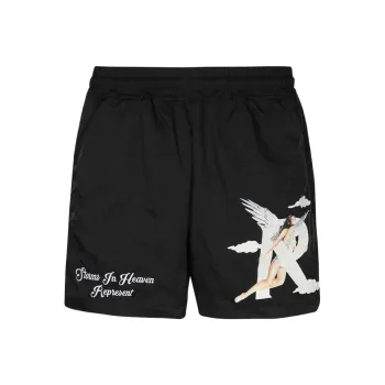 REPRESENT Casual Shorts Men's Black