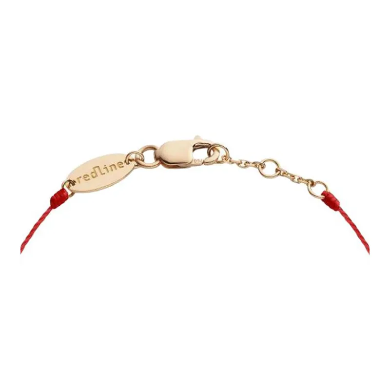 Redline 18kt Rose Gold Pure Diamond String Bracelet-2