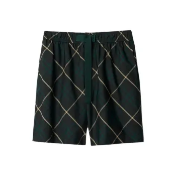 Burberry Casual Shorts Men's Green