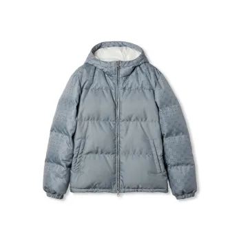 GUCCI SS25 Puffer Jacket Unisex Blue