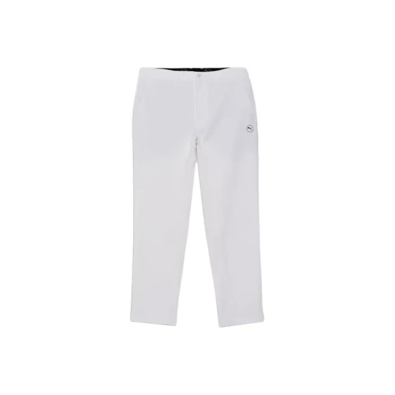 PUMA Golf Diamond Rip Casual Pants Men's White-0