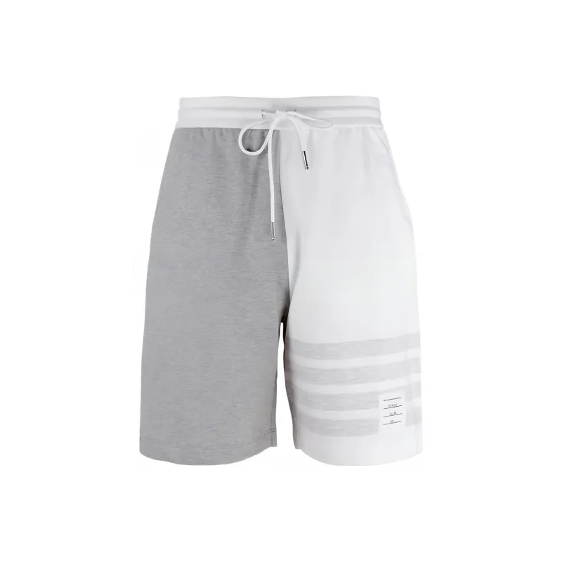 THOM BROWNE Panelled Drawstring Shorts-0