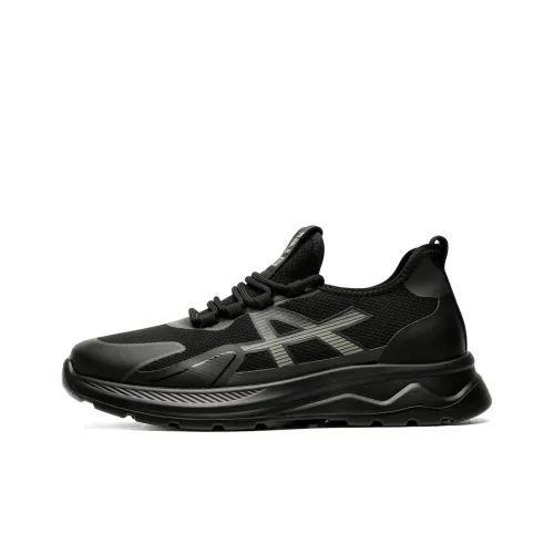 ACEMICKY Cushioning, Slip Resistant, And Abrasion Resistant Low Top Casual Shoes Men's Black