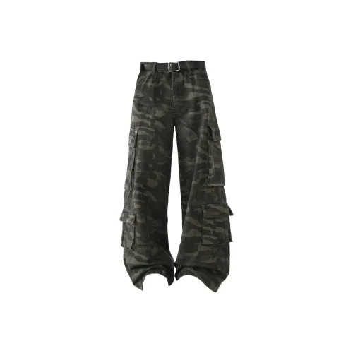 KNOCKSPARK Denim Shorts Unisex Gray