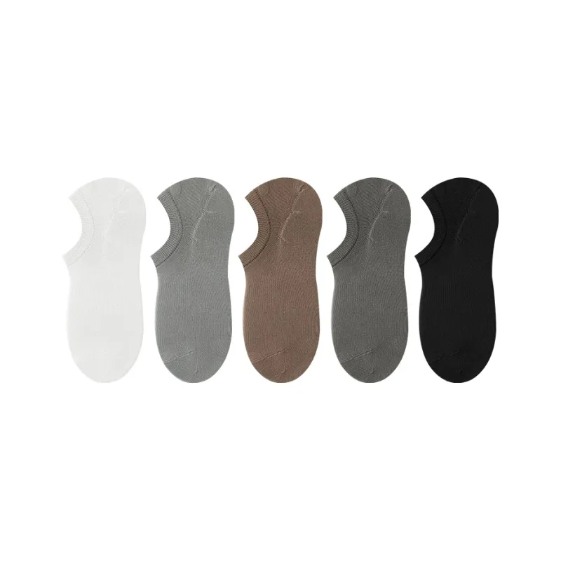 AOKANG No Show Socks Men's 5 Pack-12