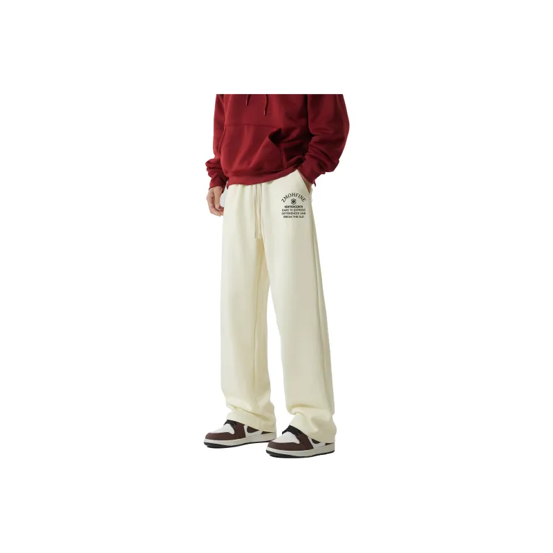 ZMOH Straight Fit Casual Pants Unisex Couple's-4