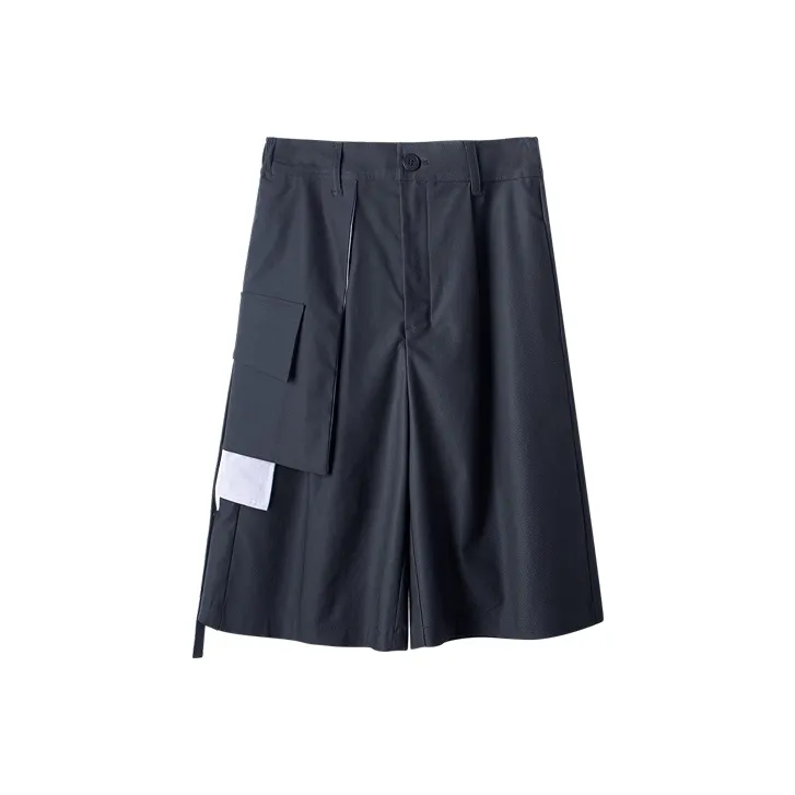 HUANXIANGZHE Casual Shorts Unisex Black-0