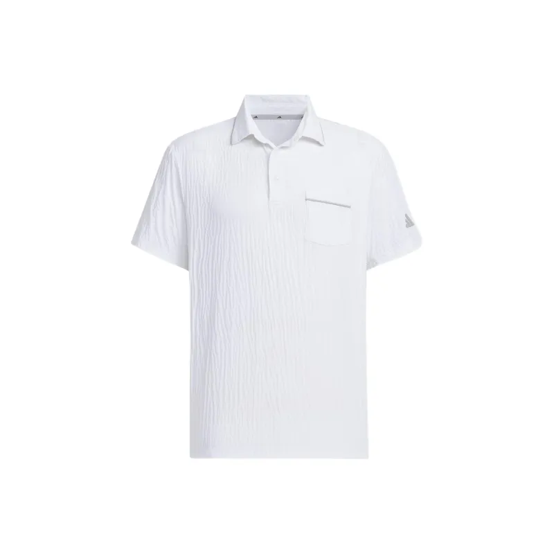Adidas SEERSUCKER Polo Shirt Men's White-0