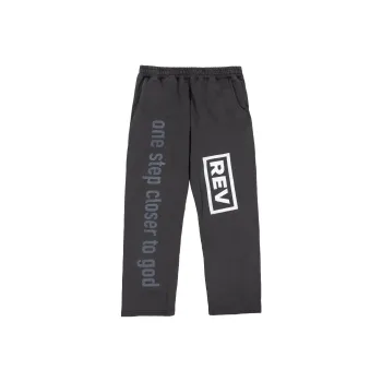 Revenge CLOSER TO GOD SWEATS Casual Pants Unisex Gray Black