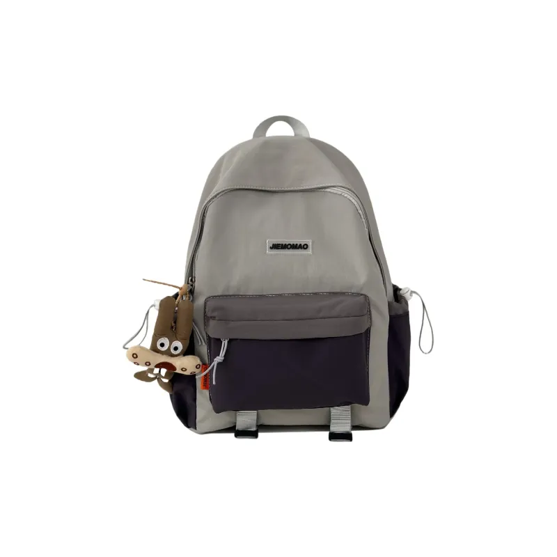ZOGA Nylon Backpack Unisex Gray Purple/Gray Brown/White Green/White Brown-2