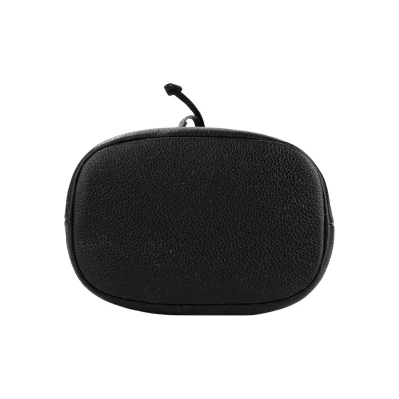 PRADA Calfskin Bucket Bag, One Shoulder Handbag Women's Black-5
