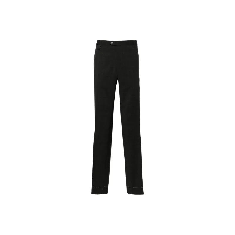 Corneliani Mid rise Tailored Wool Trousers-0