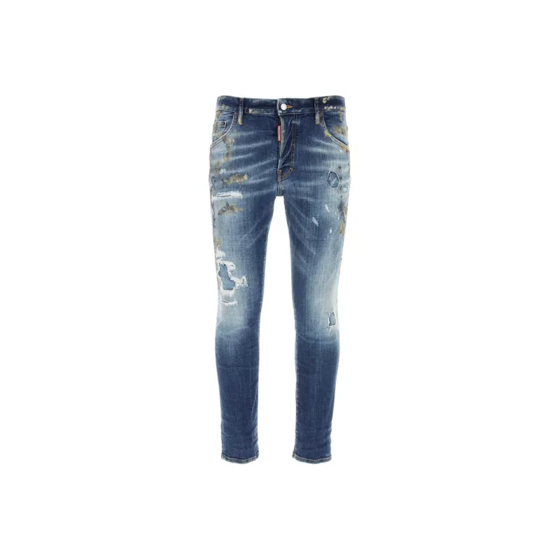 DSQUARED 2 Distressed Skinny Jeans-0