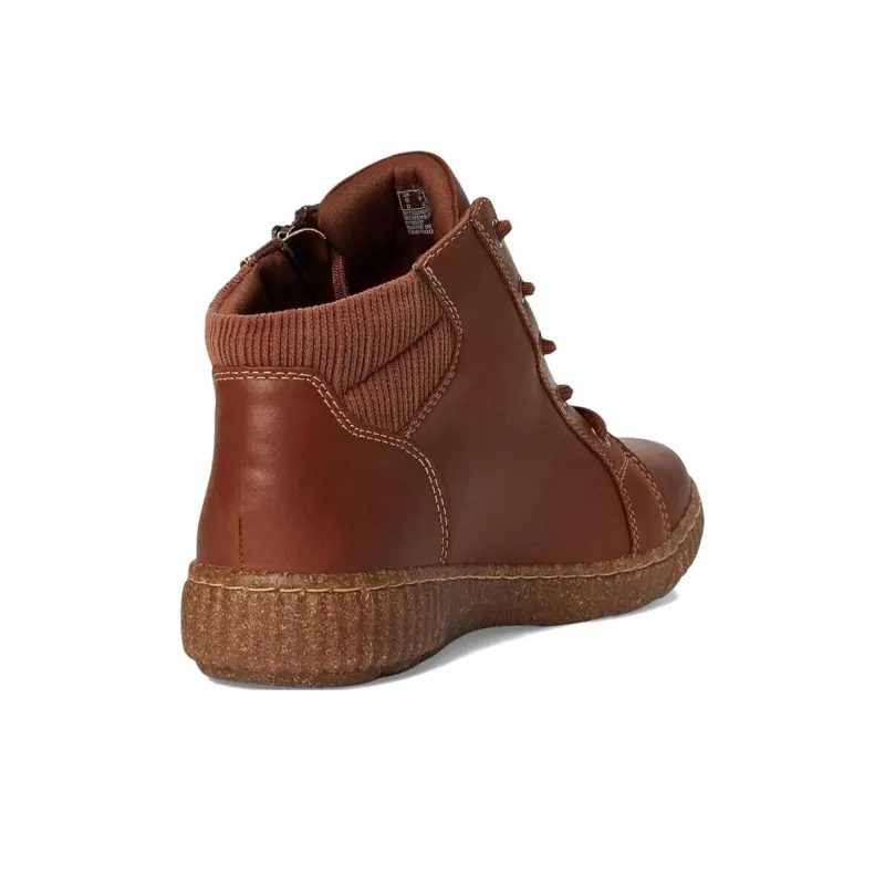 Clarks Caroline Park Tan Combi Ankle Boots Women's Brown-2