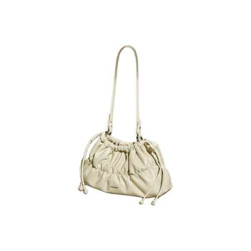 JOSINY Synthetic Leather Crossbody Underarm Shoulder Bag Women's Apricot/Light Green