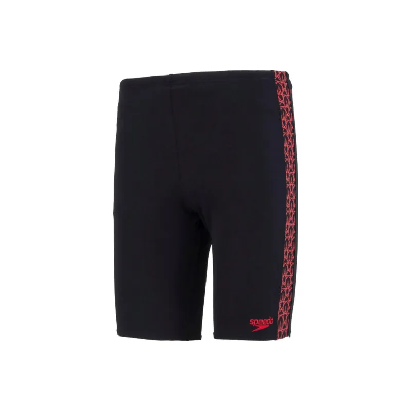 Speedo Swimming Shorts Men Black Red-0