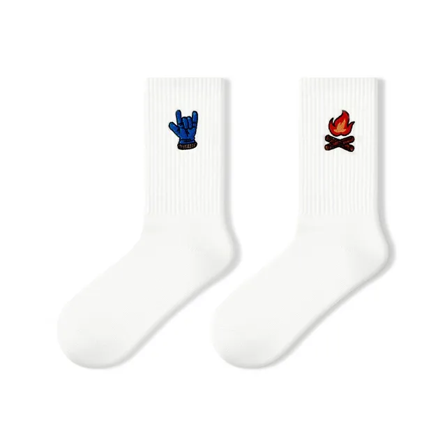 Primeet Mid Calf Socks Men's 5 Pack-2