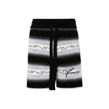 AMIRI Wave Baja Knitted Shorts
