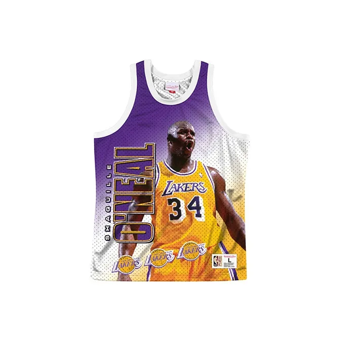 Mitchell Ness Basketball Jerseys Unisex Yellow-0