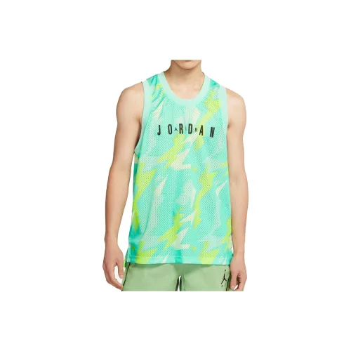 Jordan Basketball Jersey Men's Green
